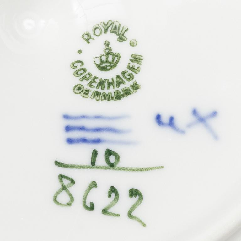Kaffeservis, 34 delar, porslin, "Blå blomst", Royal Copenhagen, Danmark.