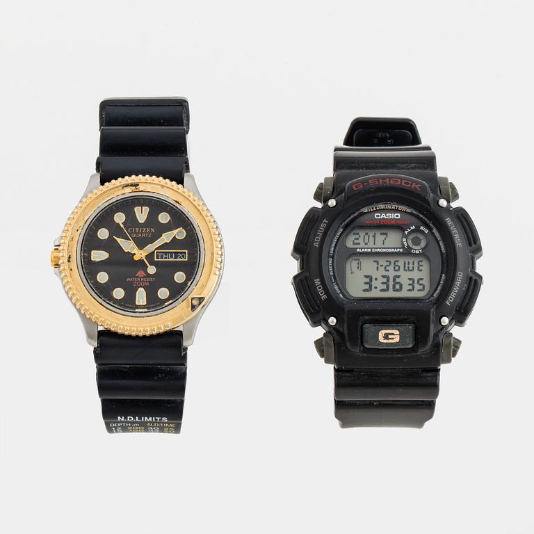 DIVERSE ARMBANDSUR, Citizen / Casio.