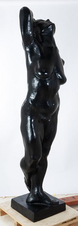 Gudmar Olovson, Statue. Signed. Numbered. Foundry mark. Bronze, height 210 cm, length 56 cm.