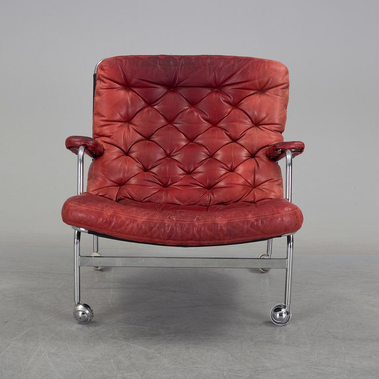 A Bruno Mathsson "Karin" armchair from the second half of the 20th century.