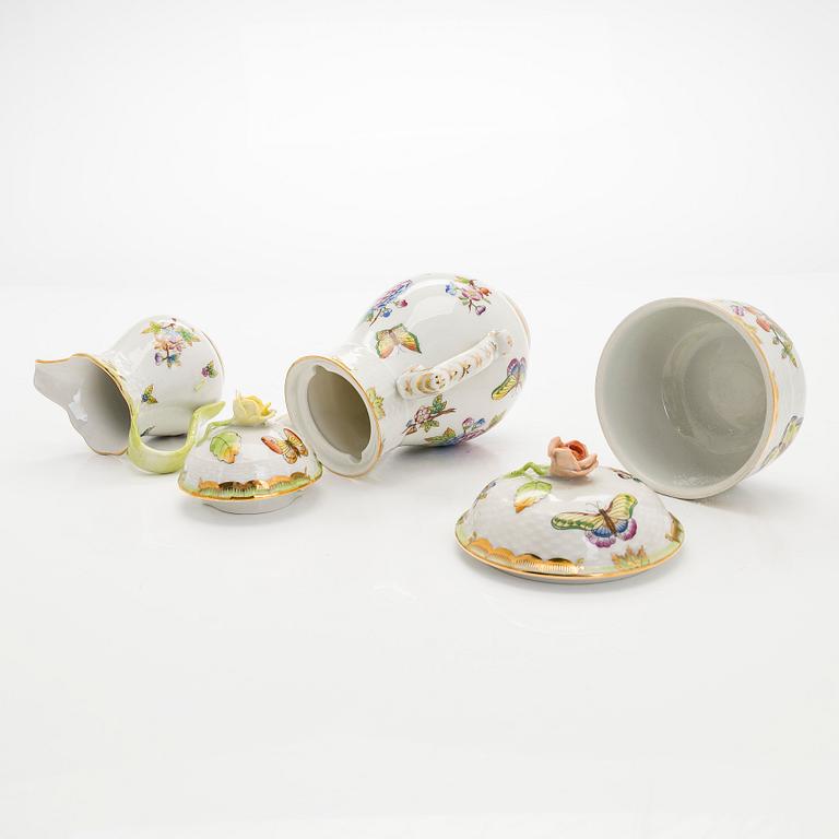 Herend, demitasse kaffeservis, 7 delar,  "Queen Victoria VBO", Ungern.