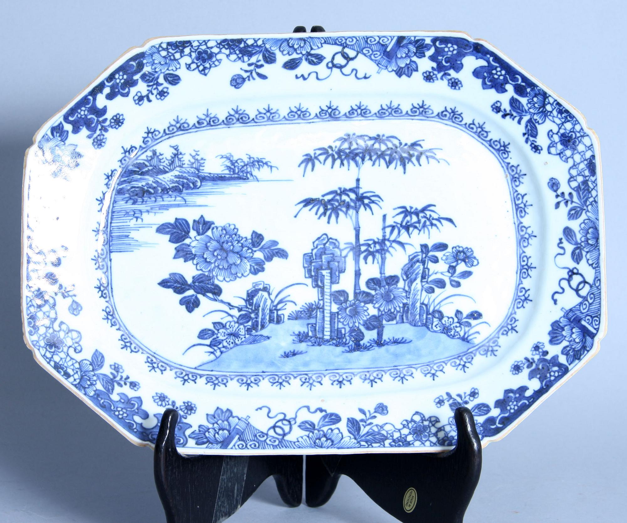 STEKFAT, porslin, Kina, 1700-tal.