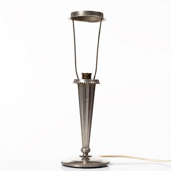 Harald Notini, a Swedish Grace table lamp model "6913", Arvid Böhlmarks Lampfabrik, Stockholm, 1920s.