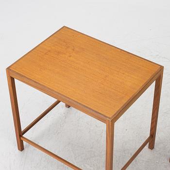 Three nesting tables, second half of the 20th century.
