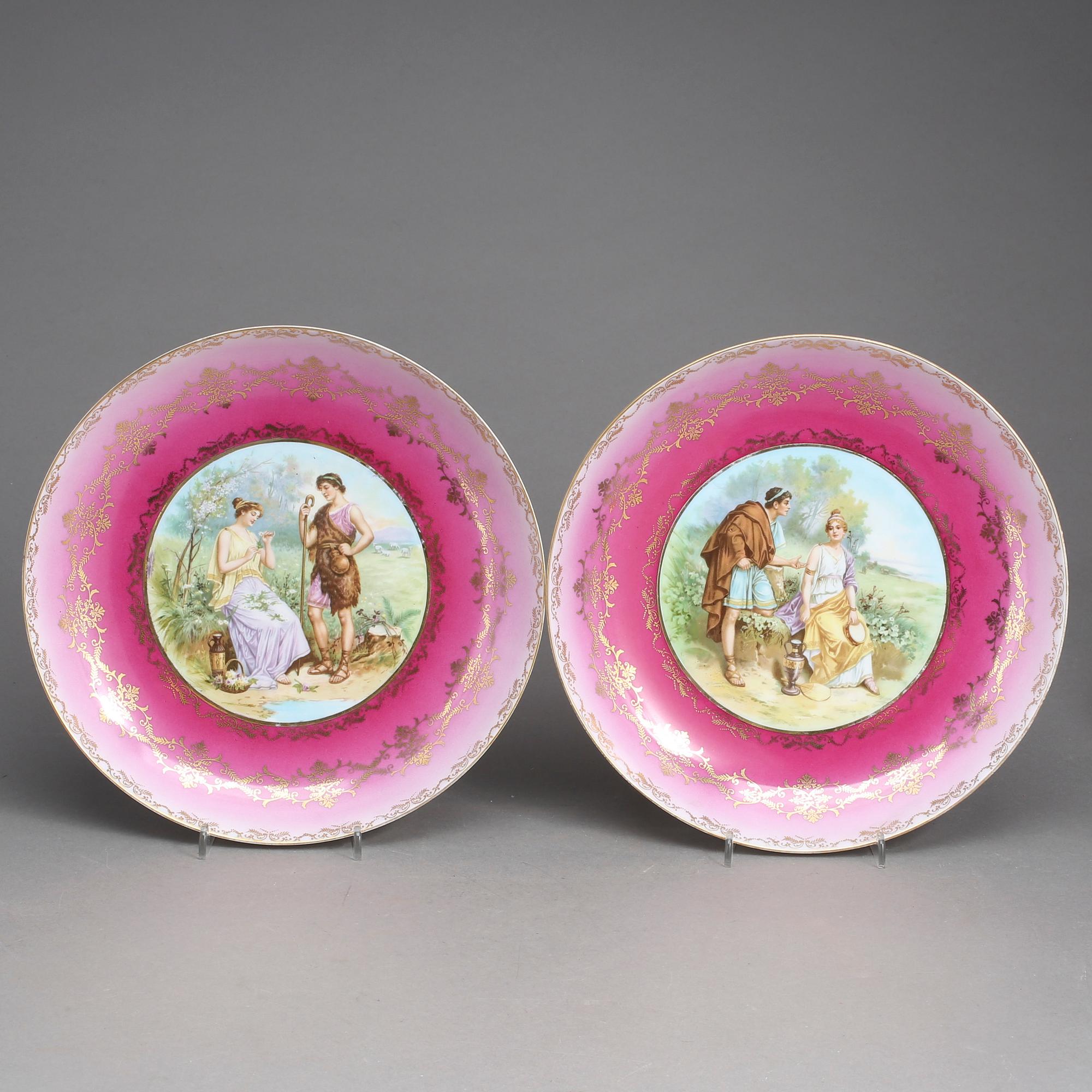 FAT, porslin, senempire, Wein, 1800-talets mitt.