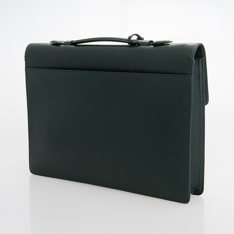 Louis Vuitton, A Taiga leather 'Minuto' Briefcase.