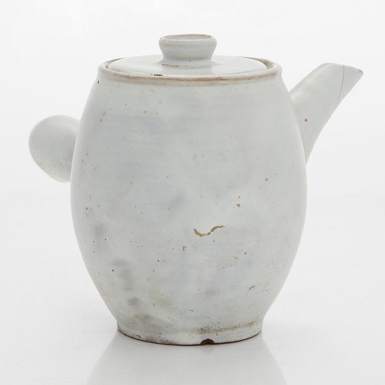 Marita Lybeck, a ceramic jug, signed ML.