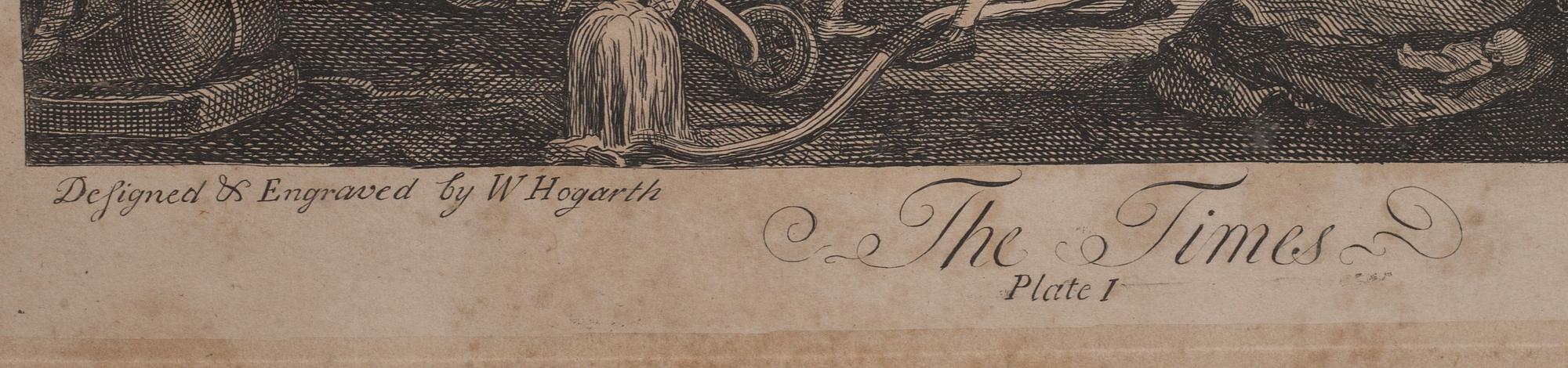 WILLIAM HOGARTH, kopparstick, 1762.