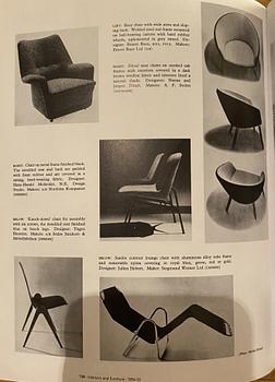 fåtöljer, ett par, Nordiska Kompaniet, 1950-tal.