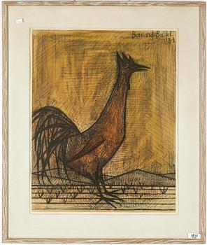 Bernard Buffet · BERNARD BUFFET, efter, färglitografi, signerad i trycket.