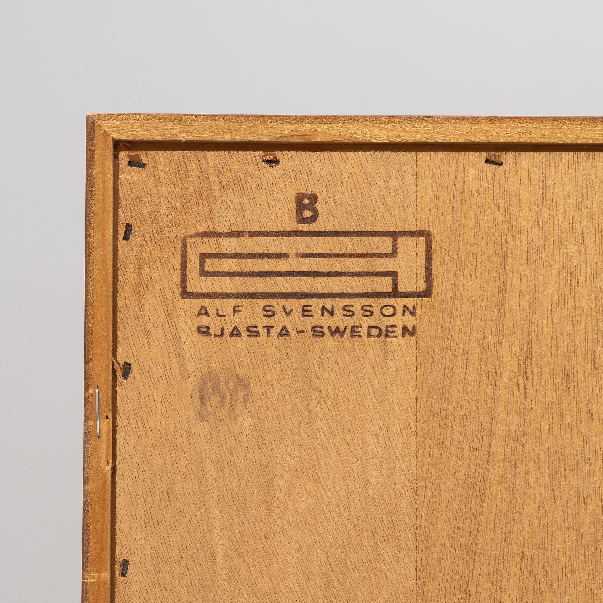 Alf Svensson, bookcase, Bjästa cabinetmaker's factory, 1960s.