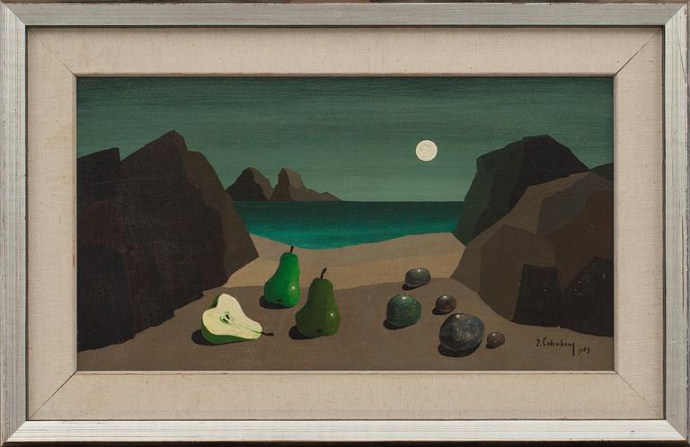 ERIC CEDERBERG, olja på pannå. Signerad och daterad 1963.