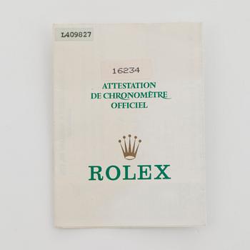 ROLEX, Oyster Perpetual, Datejust, Chronometer, wristwatch, 36 mm,