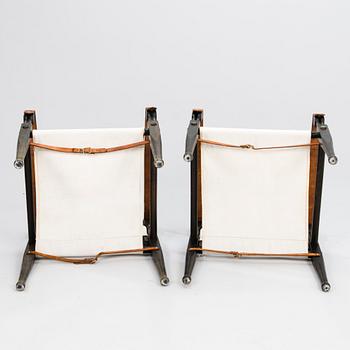 A pair of 1930s open armchairs, design Wilhelm Kienzle.