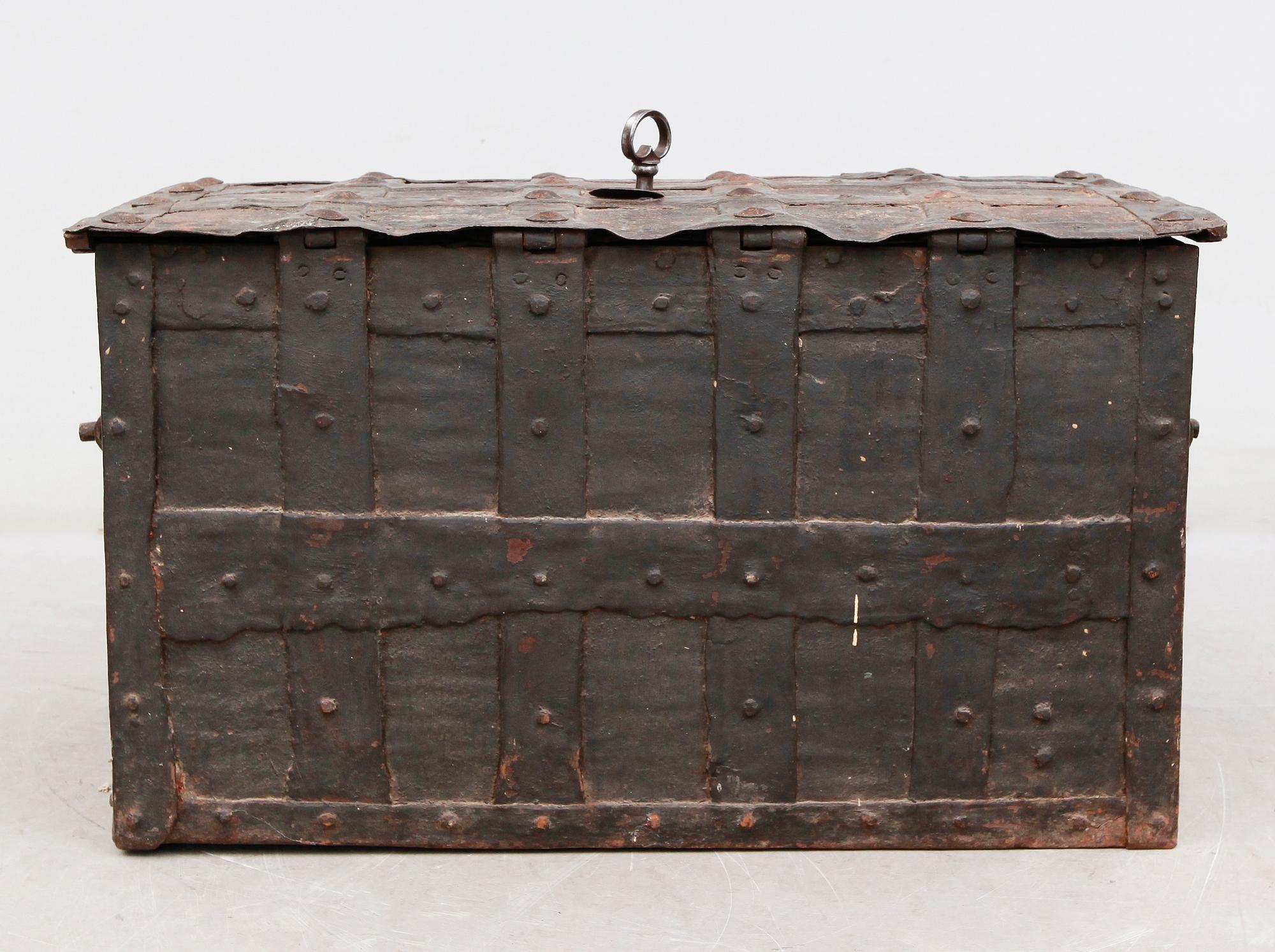 KISTA, järn, barock, 1600-tal.