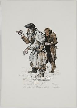 ROLAND SVENSSON, litografier, 2 st samt 1 st serigrafi, signerade.