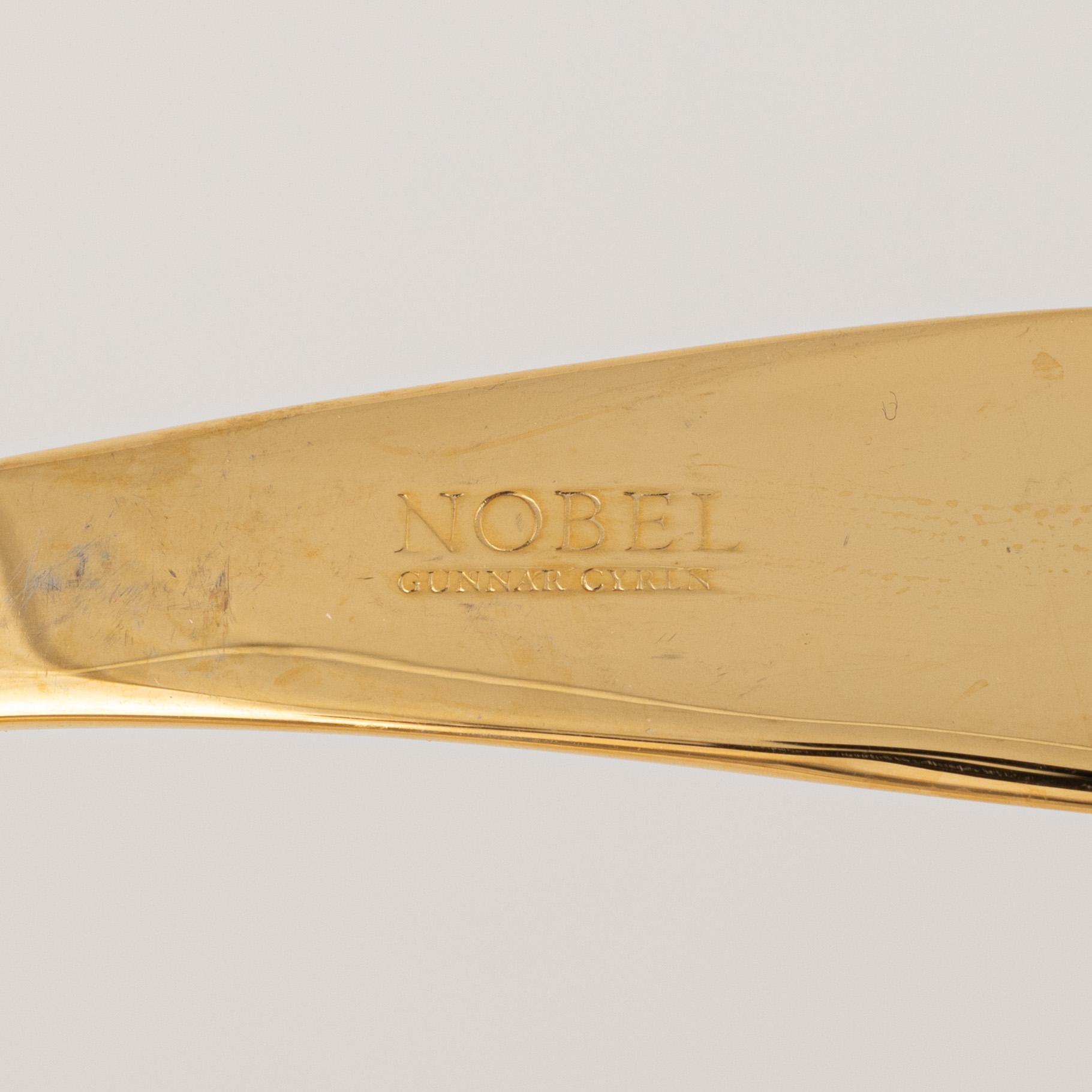 Gunnar Cyrén, a 33-piece 'Nobel' stainless steel cutlery, Gense.