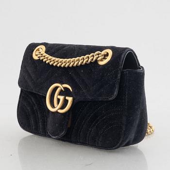 Gucci, väska, "Marmont Mini Velvet Bag".