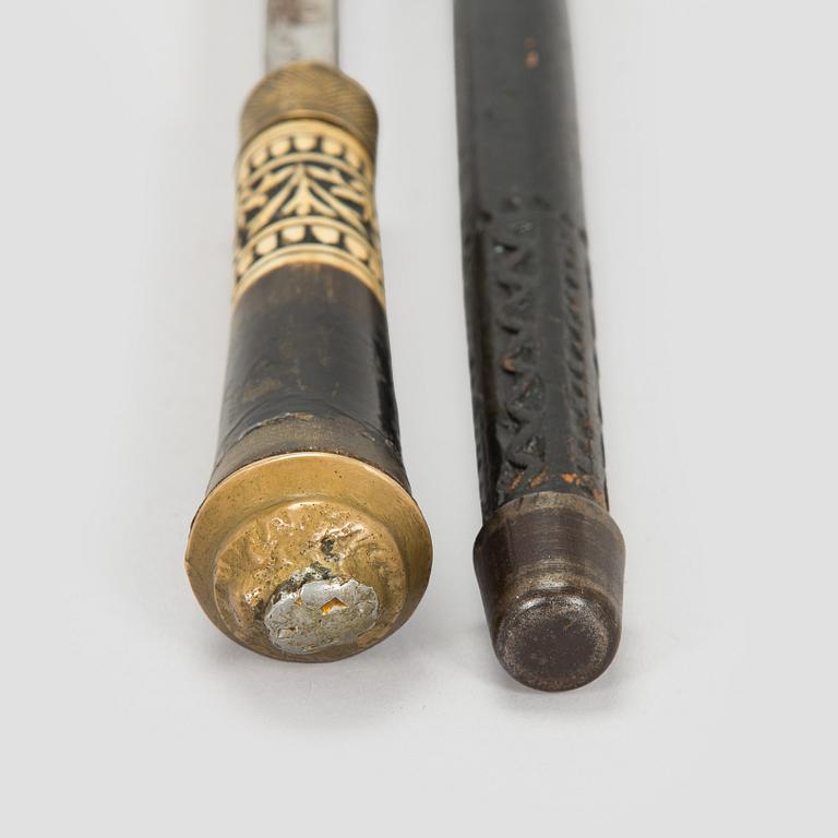 Svärdkäpp, Indien, 1900-tal.