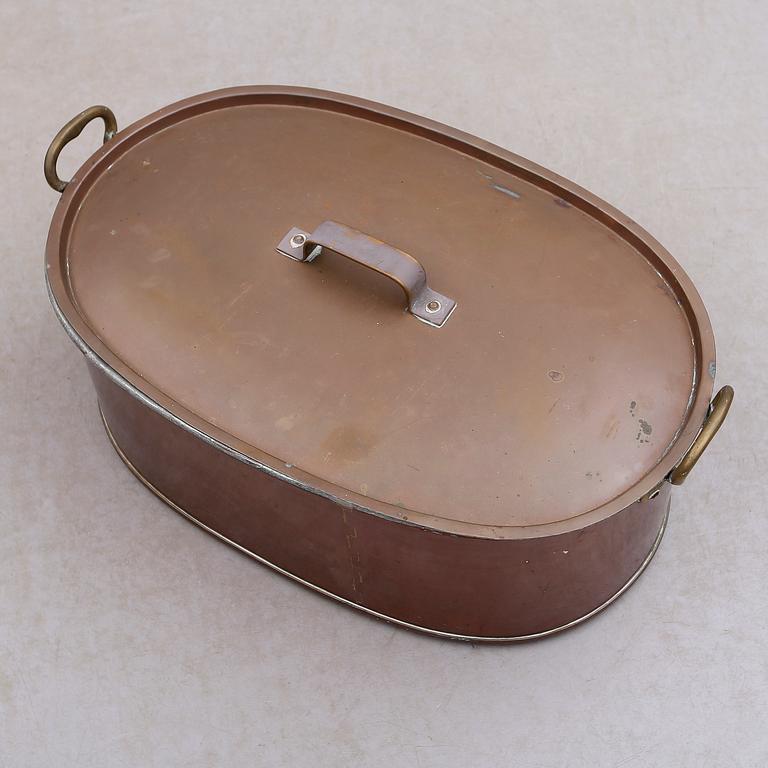 FISKGRYTA, koppar, 1800-tal.