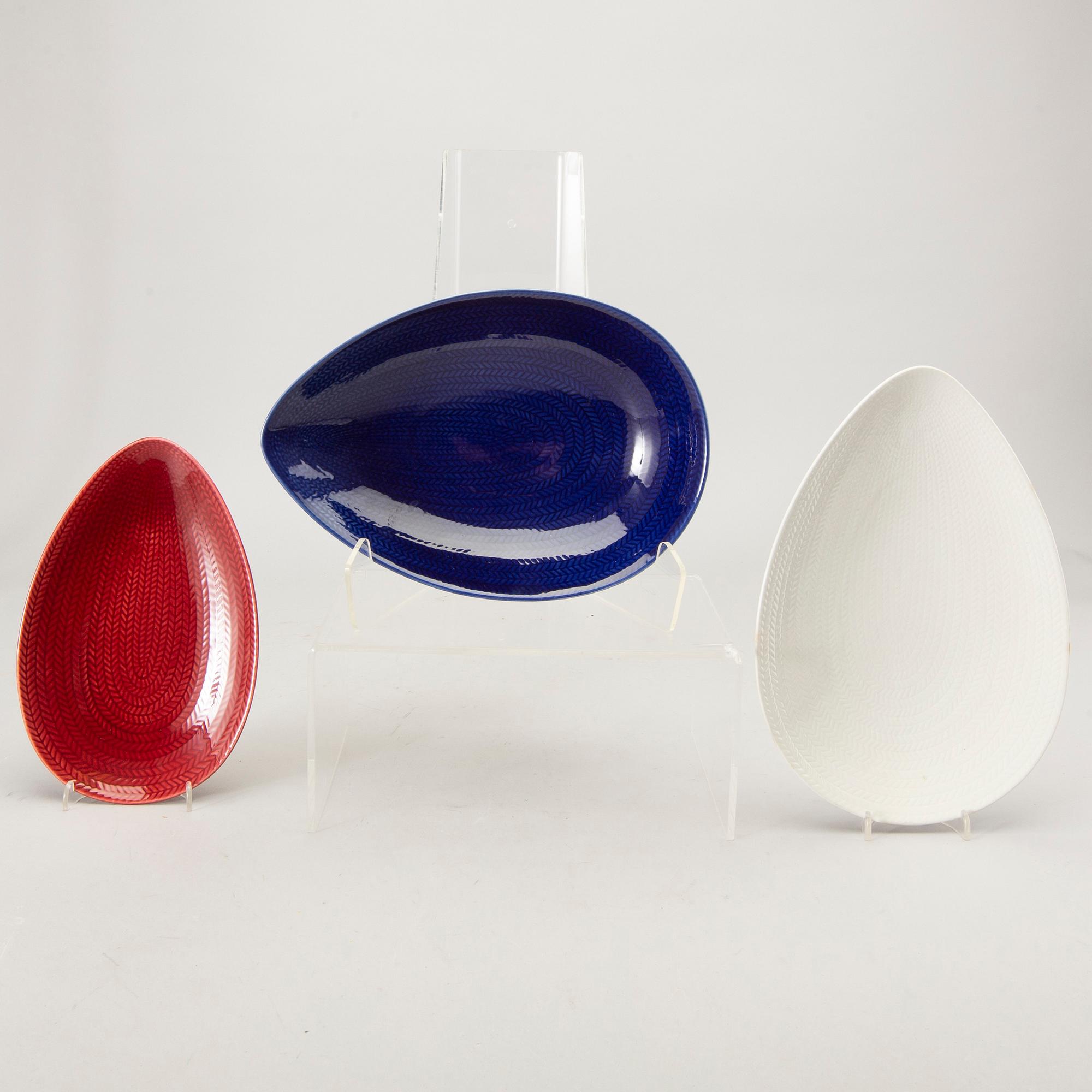 A 22 pcs Hertha Bengtsson Blå eld dinner service.