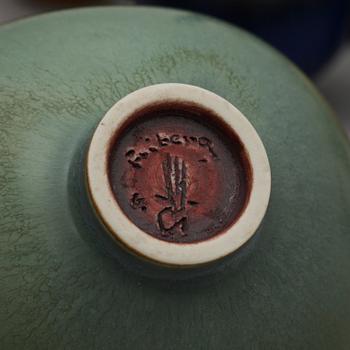 MINIATYRER, 8 st, stengods, Berndt Friberg, Gustavsberg studio, 1950/60-tal.