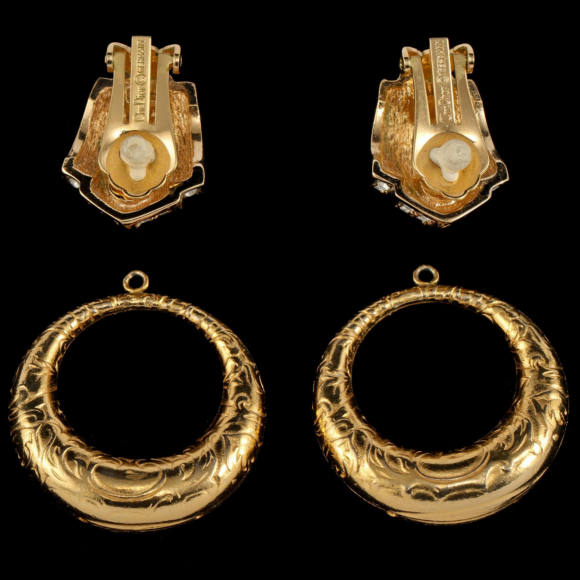 GARNITYR, 2 delar, Christian Dior, Paris.