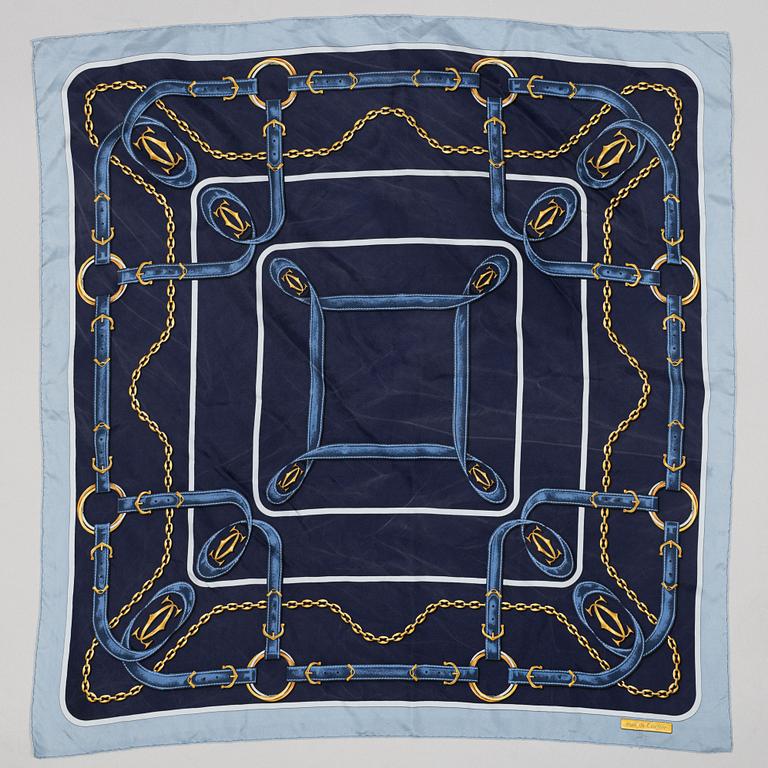 Cartier, scarf.
