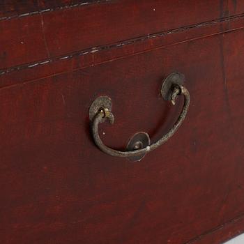 A lacquered chest, China, early 20th century.