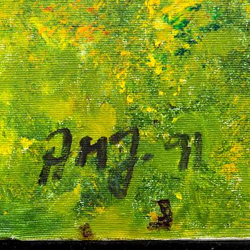 Ann-Marie Jönsson, oil on canvas, signed.