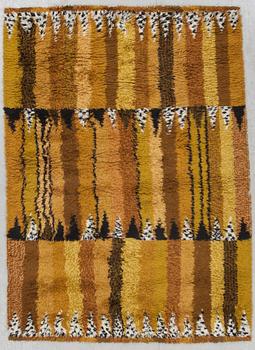 MATTA, rya, "Stegeborg", Marianne Richter. 1900-talets mitt. Ca 193 x 138 cm.