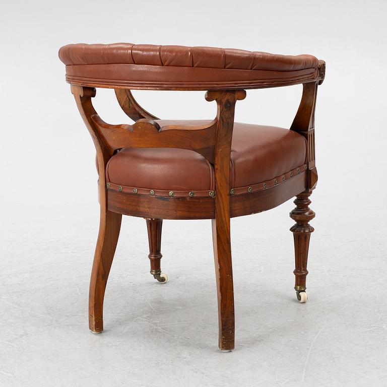 A Neo-renaissance  chair, late 19th century.