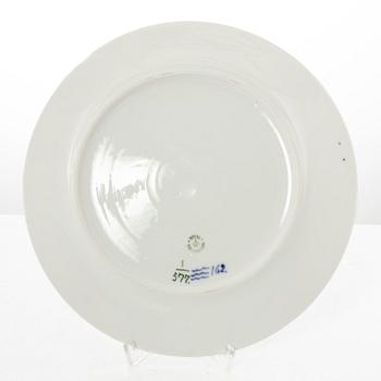 Royal Copenhagen, 35 pieces of a porcelain 'Blue Fluted' half lace dinner service, Denmark, 1889-1978.