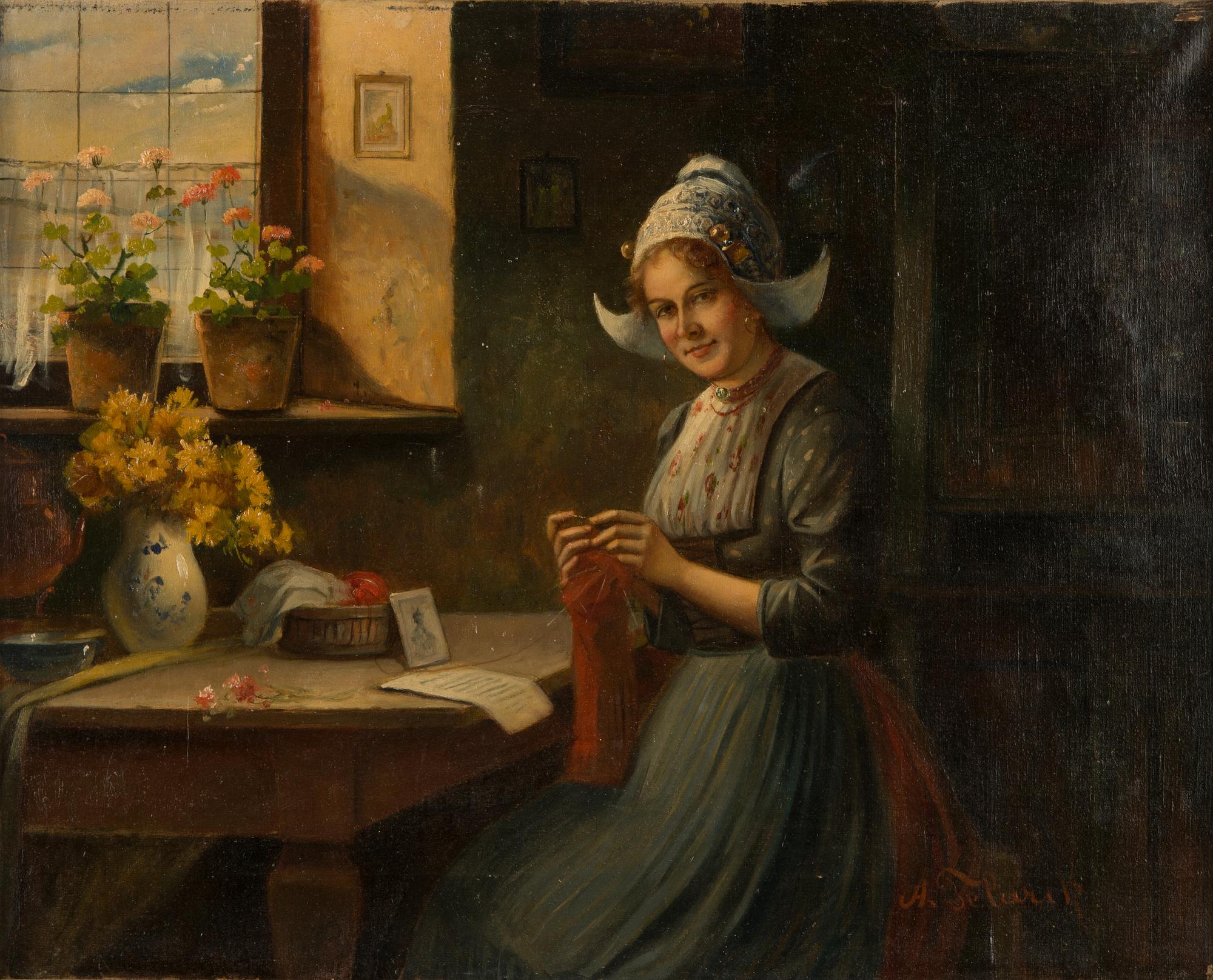 Alois Telarik, olja på duk, signerad.