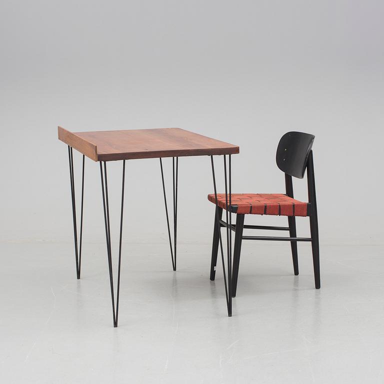SKRIVBORD och STOL, 1950/60-tal.