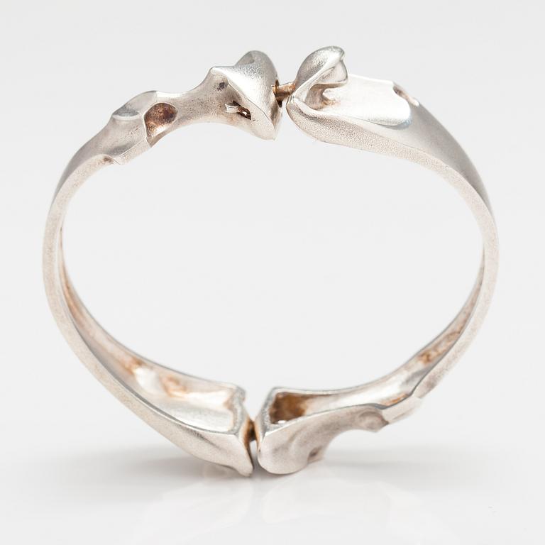 Björn Weckström, A sterling silver bracelet "Zelda". Lapponia 1992.