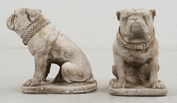 TRÄDGÅRDSHUNDAR, konststen, sekelskiftet 1900/2000-tal.