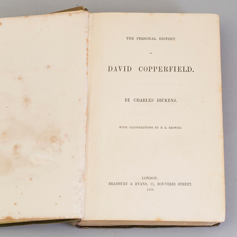BOK, First edition
Charles Dickens: The Personal History of David Copperfield.