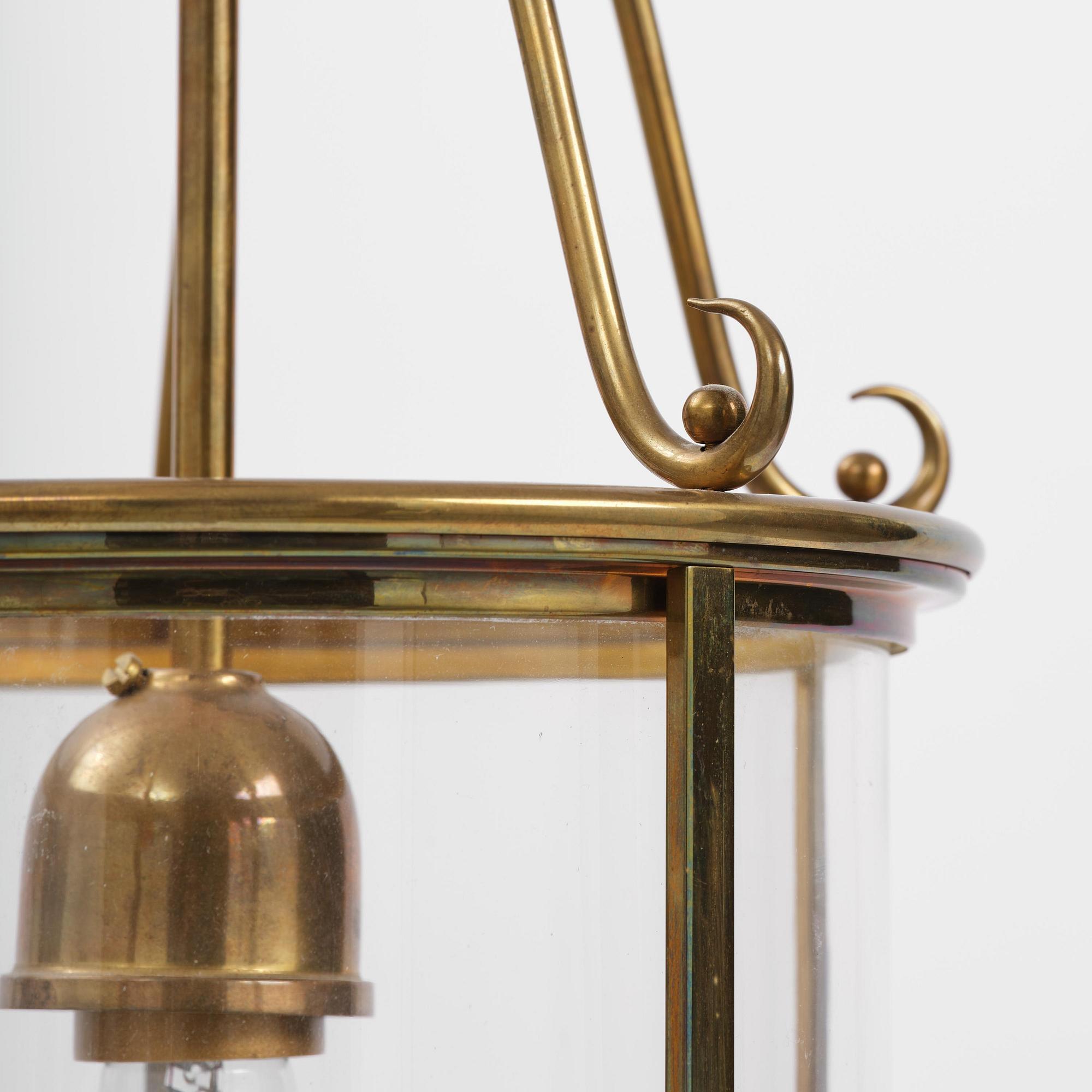 Harald Notini, a ceiling lamp model "6051", Arvid Böhlmarks Lampfabrik, Stockholm, 1920s-30s.