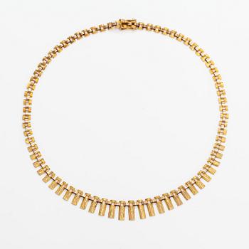 Kaulakoru, 14K kultaa. Westerback, Helsinki 1968.
