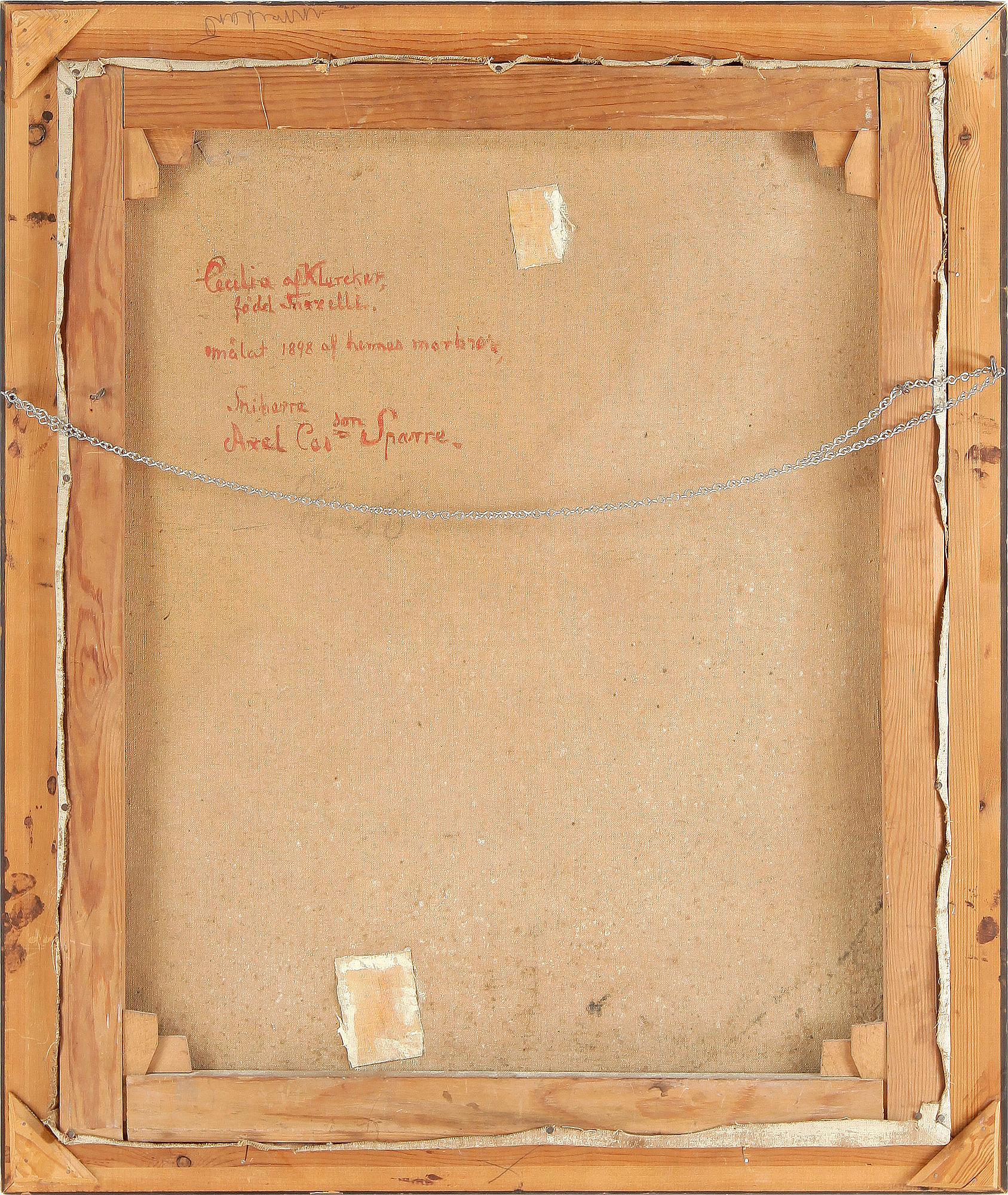 AXEL SPARRE, 2 st, olja på duk, var av den ena signerad.