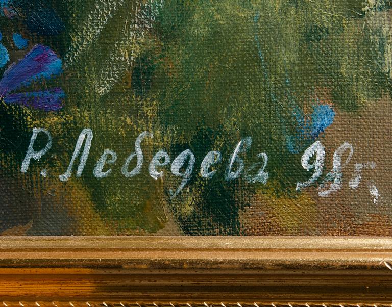 RAISA LEBEDEVA, öljy kankaalle, signeerattu ja päivätty -98.