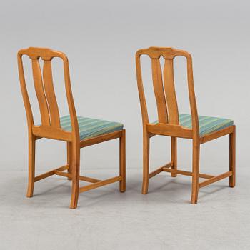 CARL MALMSTEN, Matgrupp, 7 delar, "Ambassadör", Åfors möbelfabrik.