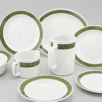 A mid 20th century "Droppar" tableware set of 23 pcs by Berit Ternell for Upsala Ekeby.