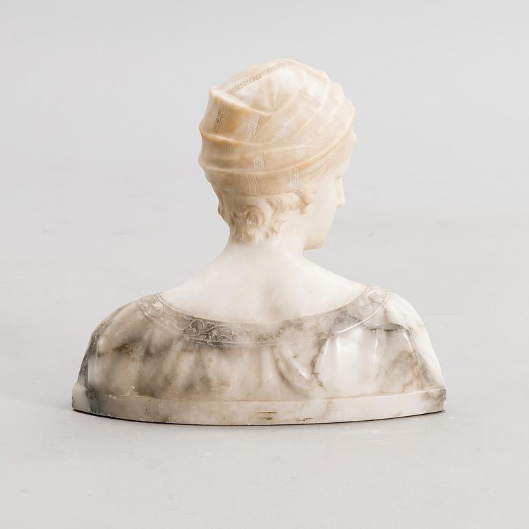 GUGLIELMO PUGI, marmoriveistos, signeerattu Pugi.