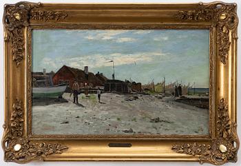 Carl Skånberg, Fishing village.