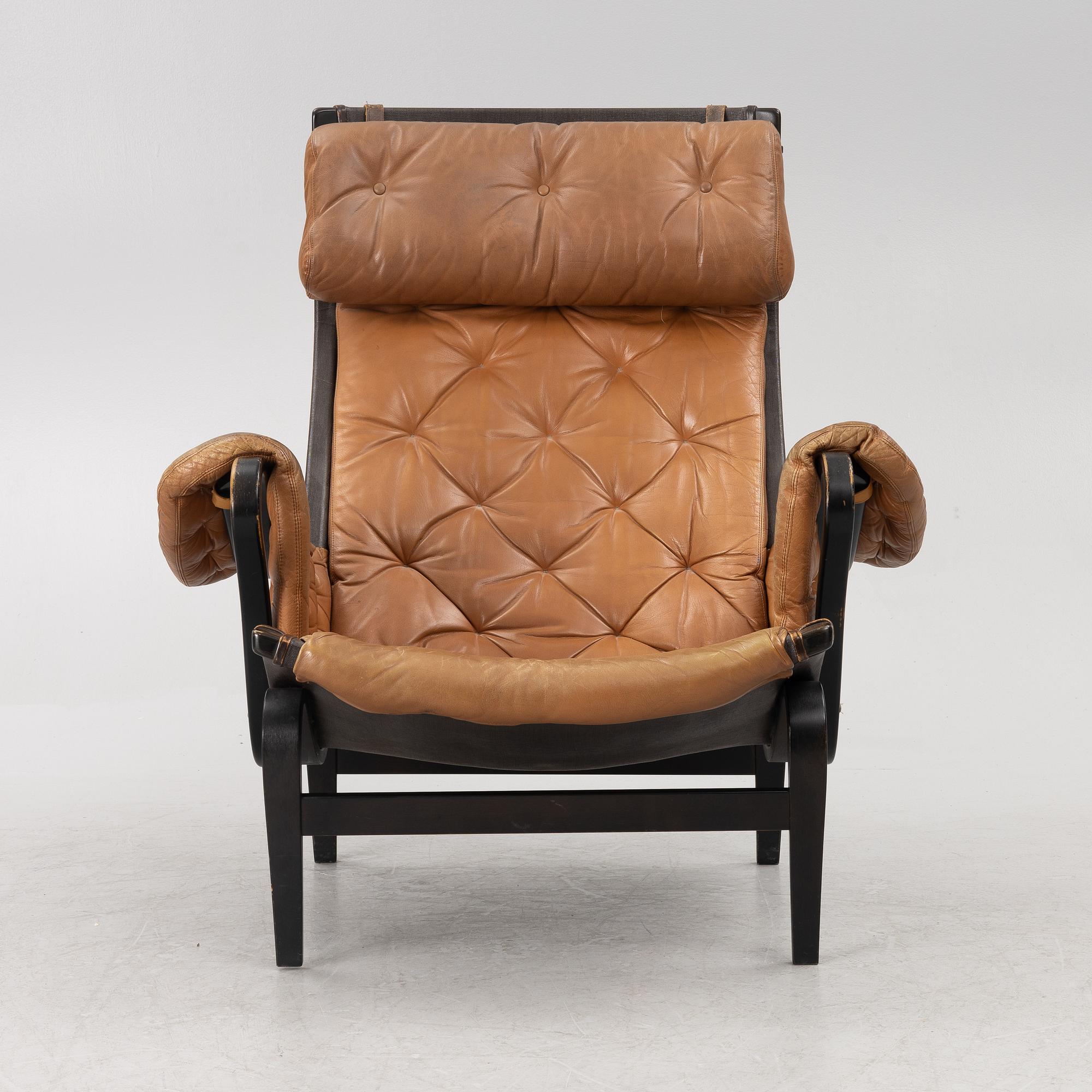 Bruno Mathsson, a "Pernilla" armchair, Dux, second half of the 20th century.