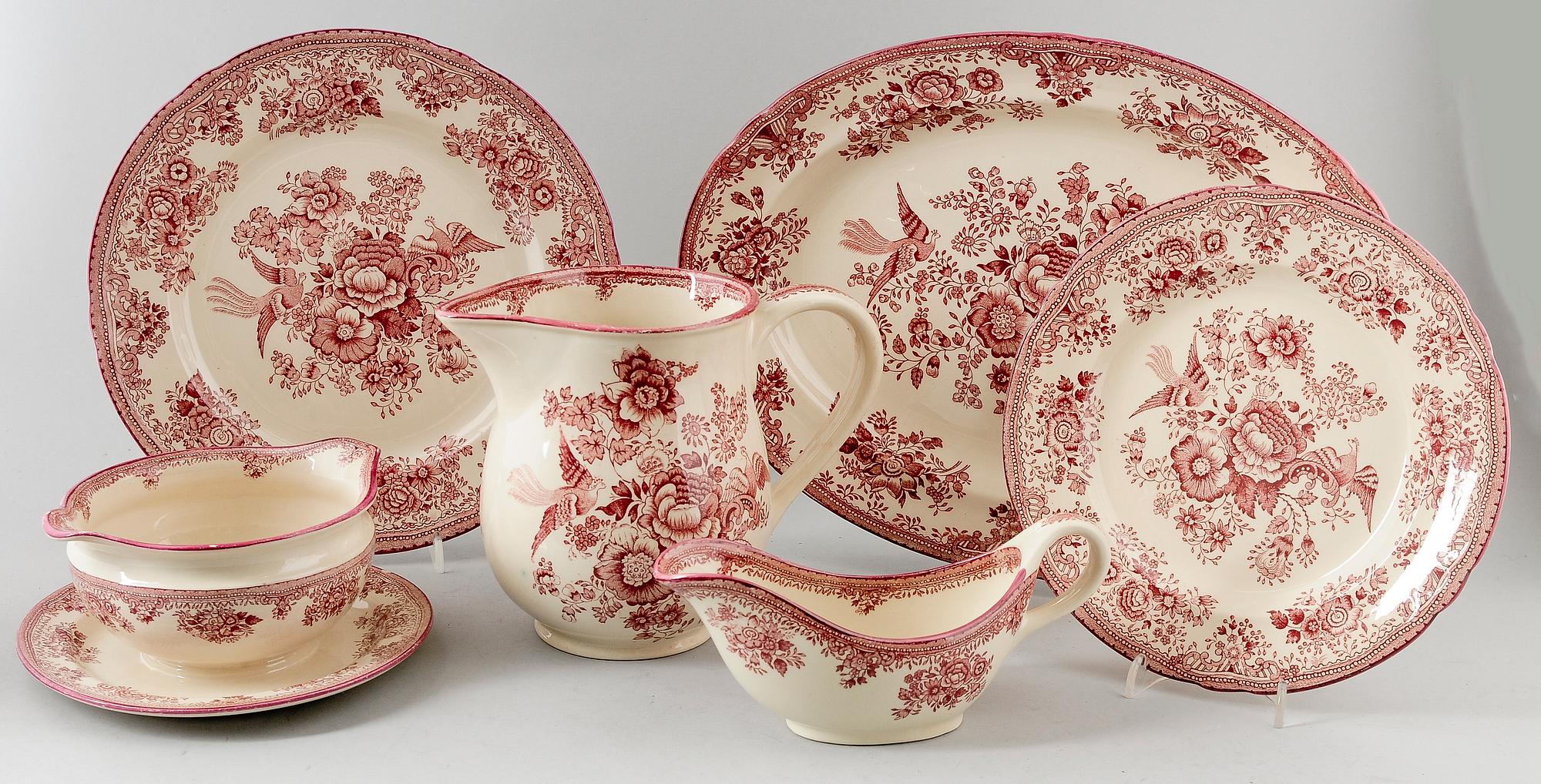 MATSERVIS, 52 delar, porslin, Fasan, Gustavsberg.