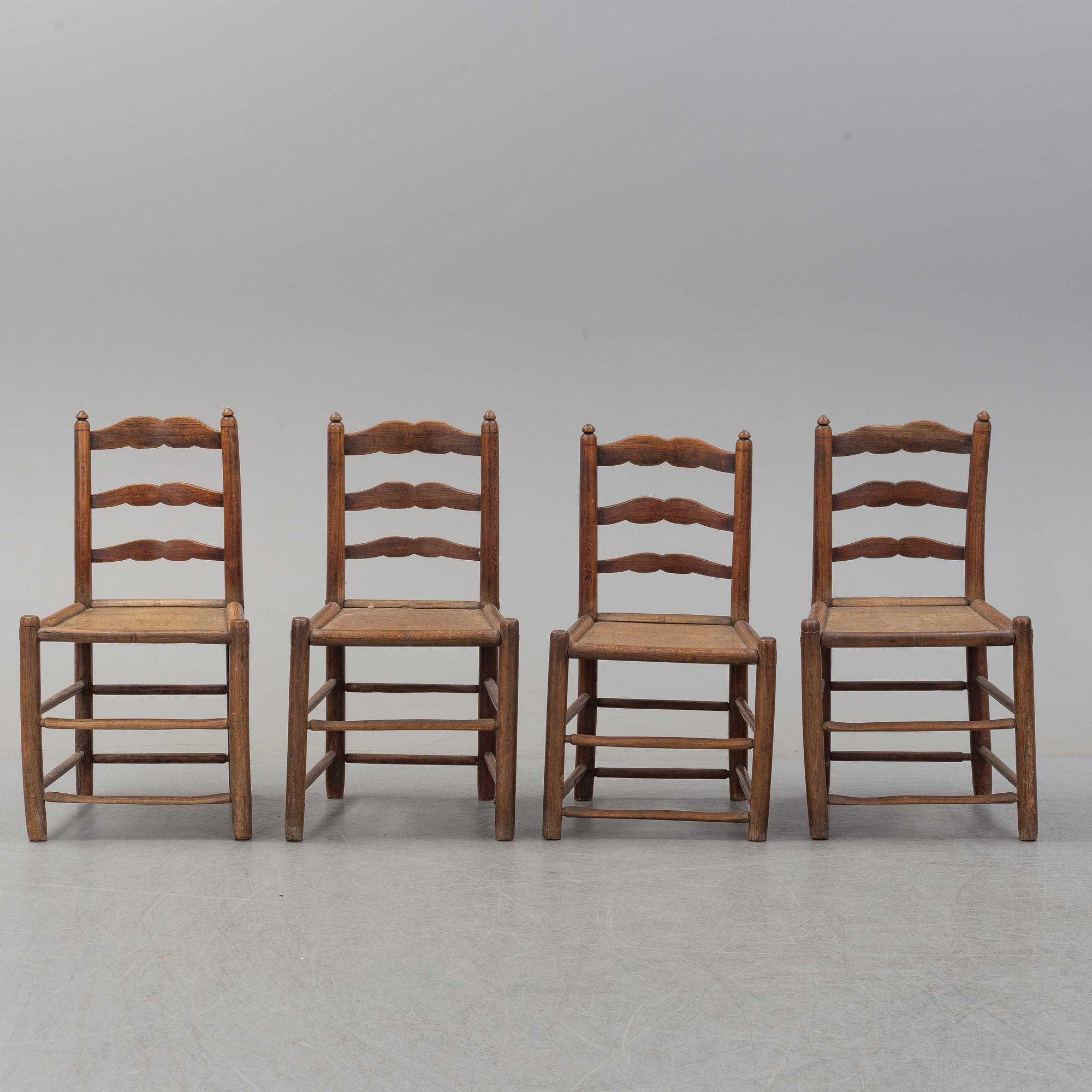 STOLAR, 4 st, allmoge, 1700-/1800-tal.