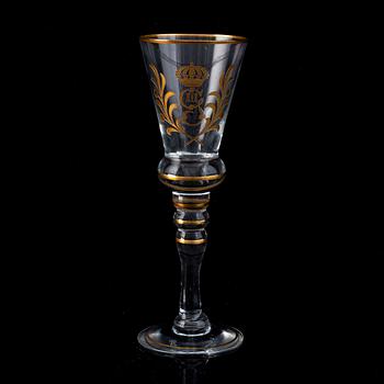 A set of 10 wine glasses, Sweden, 20th Century.